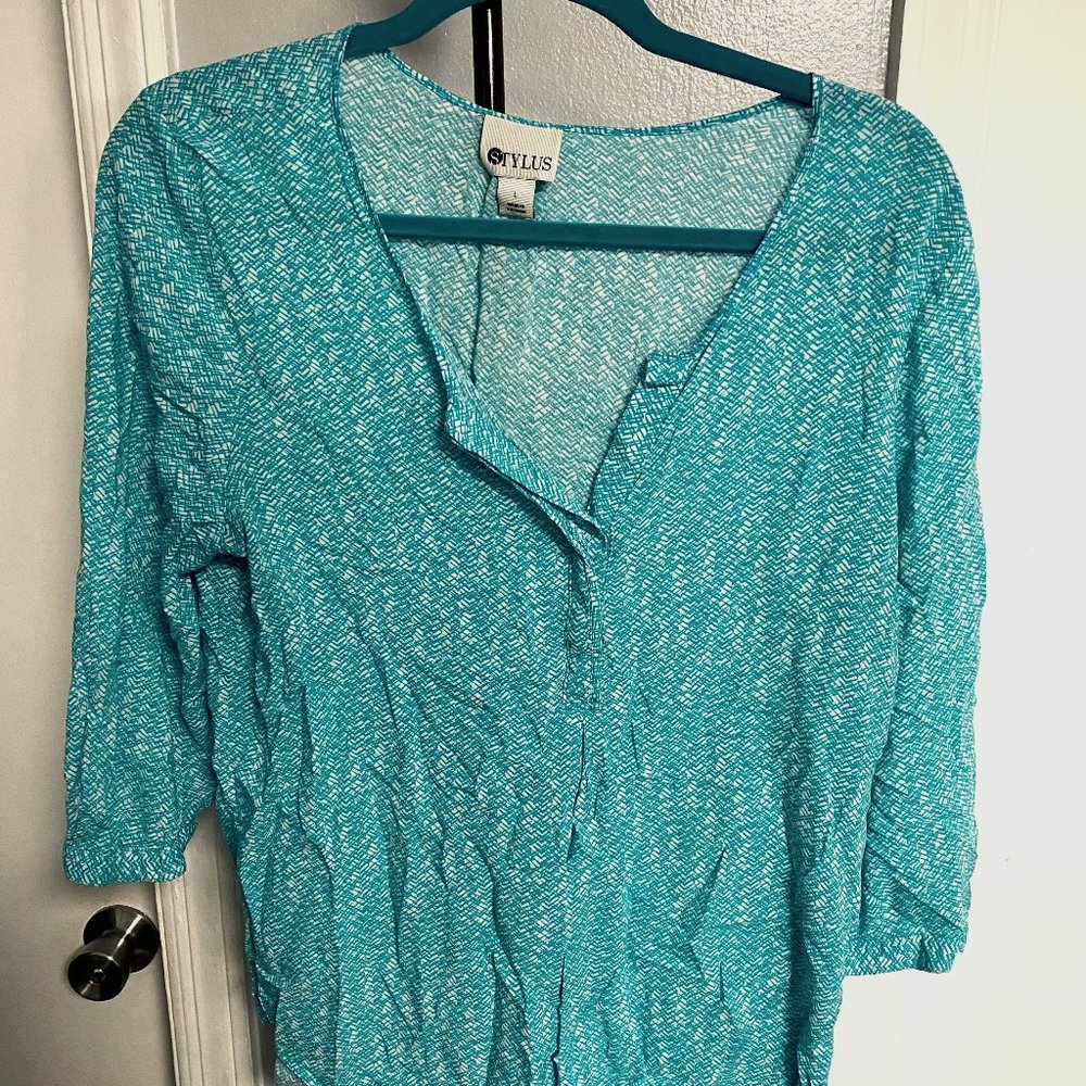 Pretty Turquoise Blouse